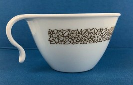 Corelle by Corning Tea Cup Opaque White Glass Woodland Pattern - £11.16 GBP