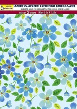 Magnetic School Locker Wallpaper (Full Sheet Magnetic) - Flowers - vr17 - $24.70