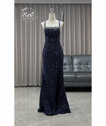 Women&#39;s Beaded Sequins Formal Dress handmade size for beautiful ladies E... - $272.93 CAD