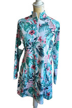 NWT Tommy Bahama Womens Golf Dress With  Shorts  long sleeves upf 50 Tropical L - £50.81 GBP