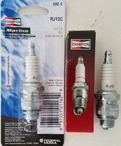 Champion Spark Plug RJ12C #592 #592M #592s Replaces RJ12YC J12 J12J J12J... - £2.72 GBP+