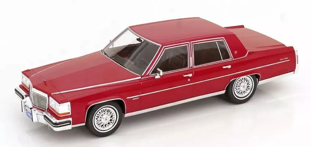 MCG Cadillac Fleetwood Brougham Dark Red 1982 1:18 Model Car - £82.74 GBP