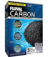 FLUVAL CARBON EXTERNAL FILTERS 3 PACK 3 X 100G NEW - $18.89 CAD