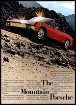 1972 Porsche 914 The Mountain Porsche Vintage Print Ad Red Convertible W... - £8.30 GBP