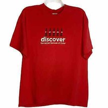 Vintage Port &amp; Co Coca-Cola T-Shirt Unisex Large Red Discover The Secret Formula - £18.65 GBP