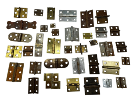 Hardware Hinge Lot Metal Various Project Woodworking Art Restoration - $20.00