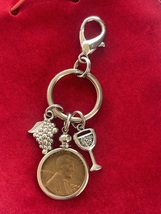 LINCOLN cent coin purse keychain - £14.15 GBP