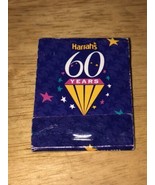 Vintage Matchbook Harrah&#39;s Hotel Casino 60th Anniversary Collectible MINT - £19.51 GBP