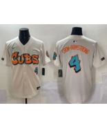 Chicago Cubs 4 Pete Crow-Armstrong Baseball Js Beige, Men&#39;s Stitched Shirt - $1,110.29 MXN
