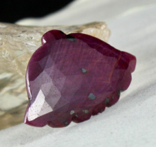 Natural Unheated Ruby Fancy Cabochon 89 Ct Loose Red Gemstone Designer Pendant - £374.13 GBP