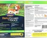 2 PetBalance Triple Guard Flea Tick Mosquito 4 Month Treatment Dogs 16 T... - £21.11 GBP