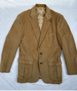 Kentfield Tan Corduroy Suede Elbows Hunting Jacket Blazer Size L-40 - £25.66 GBP