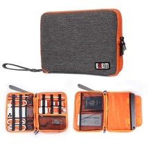 Three Layer Electronics Organizer and Travel Organizer for Tablet, Cables, and C - £33.80 GBP