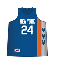 2024 New York Mets Basketball Jersey , BDA Large , NBA Jersey Brooklyn - $24.99