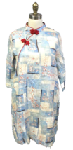 Samansa Mos2 Robe Dress Tunic S/M Cherry Blossom Print 1920s Inspired - $1,202.96 MXN