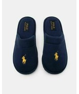 Polo Ralph Lauren Summit Scuff II Slippers Navy / Pony Yellow ( 7 ) - £100.76 GBP
