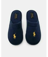 Polo Ralph Lauren Summit Scuff II Slippers Navy / Pony Yellow ( 7 ) - $176.34 CAD