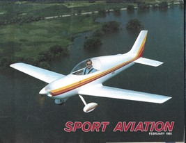 Sport Aviation Magazine-February 1985-90 pages-Martin Lowe&#39;s Travel - $5.00