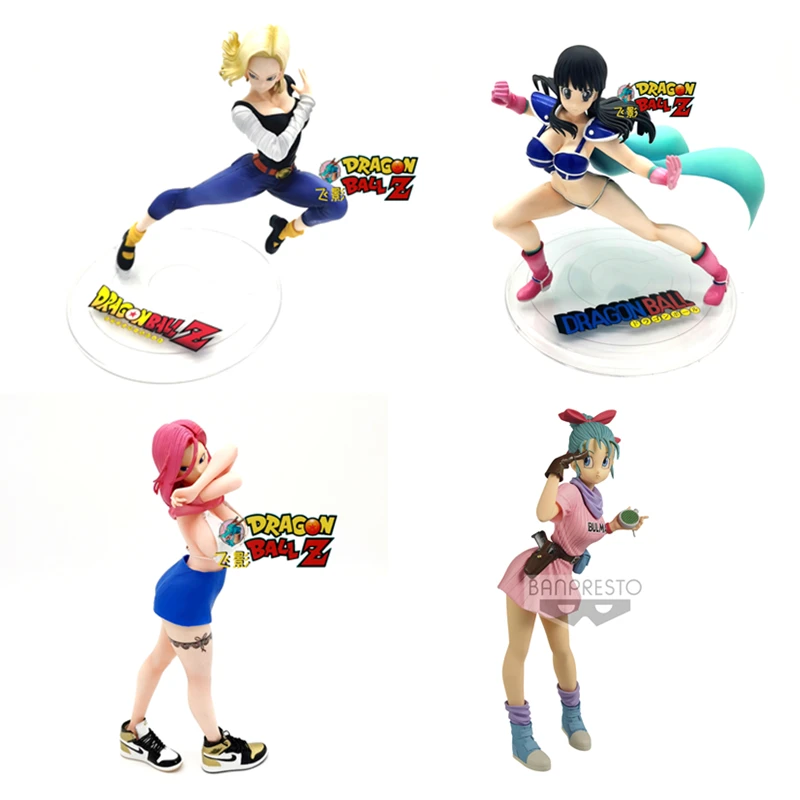 Genuine DRAGON BALL Z DOD Bulma and Megahouse Chichi Android 18 Action F... - $97.54+