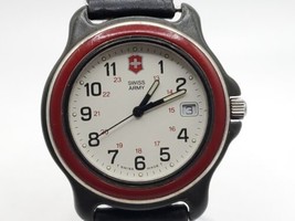 Marlboro Swiss Quartz Watch For Parts Or Reapir Sold As Is 36mm Date Dial - £29.86 GBP