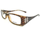Miu Eyeglasses Frames MU03DV 3AK-1O1 Tortoise Four Leaf Clovers 52-17-130 - £110.59 GBP