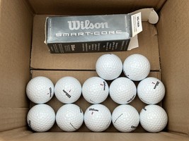 WILSON Smart-Core Professional Distance White Golf Balls 1 Dozen 12 Balls - £17.44 GBP