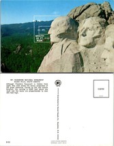 South Dakota(SD) Black Hills Mount Rushmore National Memorial Vintage Postcard - £7.49 GBP