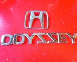 99 - 01 Honda Odyssey trunk emblem badge decal logo rear chrome OE Genui... - $17.99