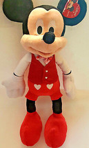 Disney Valentine&#39;s Day Large Mickey Mouse Plush Stuffed Animal - £23.97 GBP