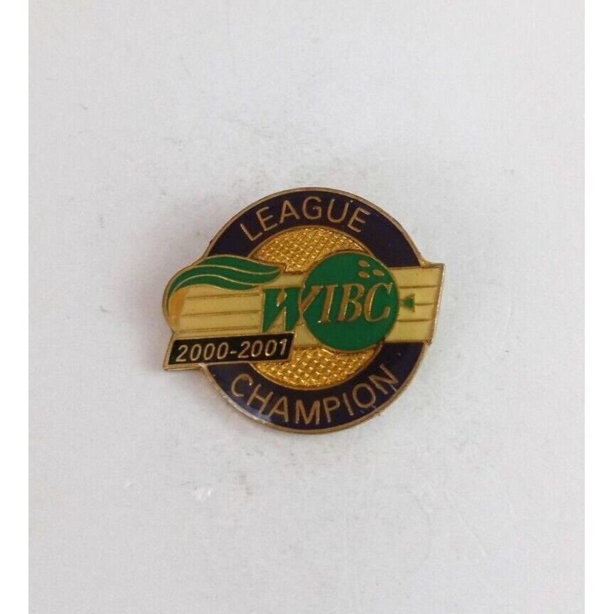 Vintage WIBC 2000-2001 League Championship Lapel Hat Pin - $8.25
