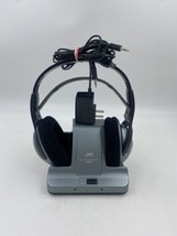 JVC FM Cordless Transmitter 900MHZ Headphones with Charging Call Base HA... - $26.83