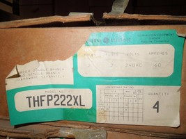 4- GE QMR222XL/THFP222XL 60A 2p 240V Fused Panelboard Switch Surplus in One Box - $1,000.00