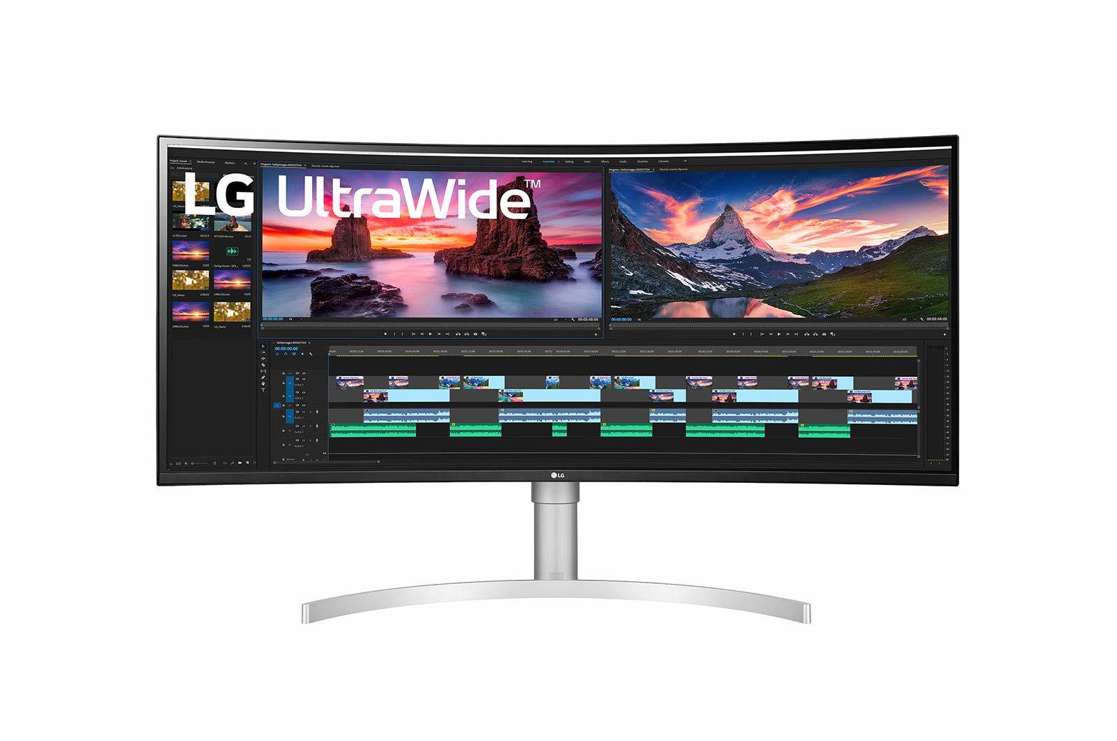Primary image for LG 38 38BN95C-W QHD+ Nano IPS Curved UltraWide Monitor (3840x1600) with Thunde