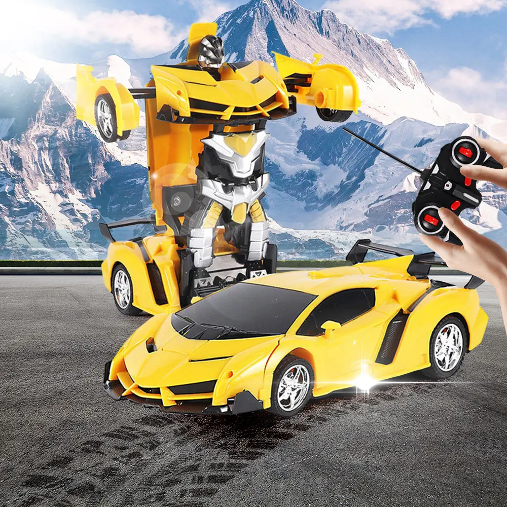 RC Car Robot for Kids Transformation Car Toy Remote Control Deformation Vehicle - £14.64 GBP+