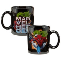 Marvel Comics Heroes Illustrated 12 oz Ceramic Coffee Mug NEW UNUSED - £4.72 GBP