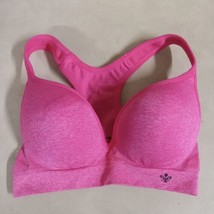 Lily of France Sport Bra Medium Pink Padded 2151900 Has Wire Support - $14.96