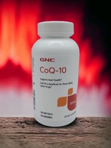 GNC CoQ-10 Supplement 200mg 60 Soft Gels 8/24 - £16.49 GBP