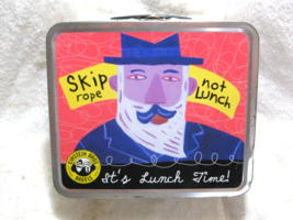 Vintage Collectible Einstein Bros Bagels Metal Lunch Box-It&#39;s Lunch Time-School! - £18.05 GBP