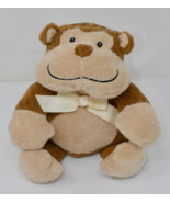 Baby Adventure Brown Cream Tan Monkey 9&quot; Stuffed Animal Plush with Rattle - €21,63 EUR