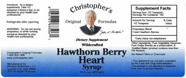 Dr. Christopher&#39;s Hawthorn Berry Heart Syrup 16 fl oz - £35.95 GBP