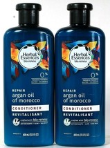 2 Bottles Herbal Essences 13.5 Oz Repair Argan Oil Of Morocco Conditioner - £19.90 GBP