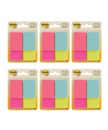 Pack of 6 3M Post-It Notes Notepad 1-3/8 in X 1-7/8 in 4 Pads 50 Sheets ... - £19.85 GBP