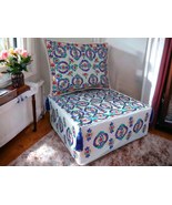 Stuffed Floor Seat Sofa with large pillow - Moroccan Home & Apartment De