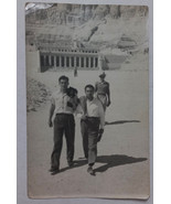 Egypt photo Old Vintage Photo Lovely Guys in Temple of Queen Hatshepsut - £8.39 GBP