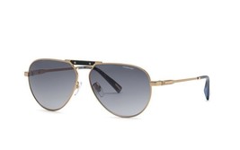 Chopard SCHF80 08FF Shiny Gold/Grey Gradient Lens Sunglasses Authentic 60mm - $260.93