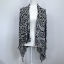 Romeo + Juliet Couture Cardigan Sweater Black White XS EUC - $19.99