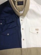 Roper Men Western Shirt Long Sleeve Button Up Down 100% Cotton XL - £15.44 GBP
