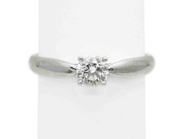 Tiffany &amp; Co 0.28ct Diamond Harmony Engagement Ring Platinum Size 5 - £1,572.71 GBP