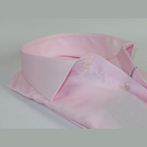 Men 100% Italian Cotton Shirt Non Iron SORRENTO Turkey Spread Collar 4470 Pink image 6