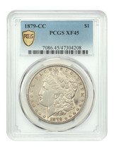 1879-CC $1 Pcgs XF45 - £2,110.53 GBP